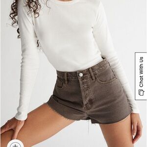 🤎 Pacsun Brown Vintage Denim Shorts